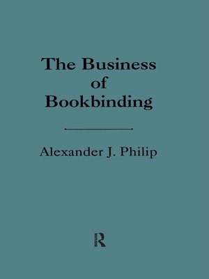 cover image of The Business of Bookbinding